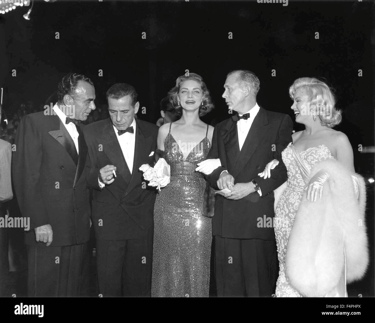 New York, November 1953; bei der Premiere von "How to Marry a