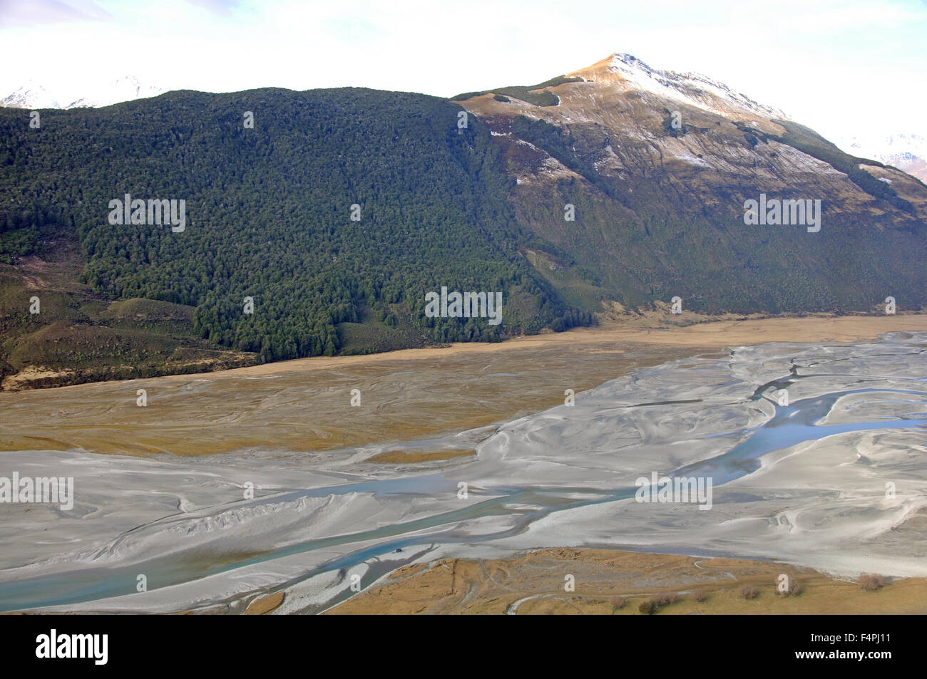 Drehorte für Lord of the Rings bei Rees River in der Nähe von Queenstown, Otago, Neuseeland Stockfoto
