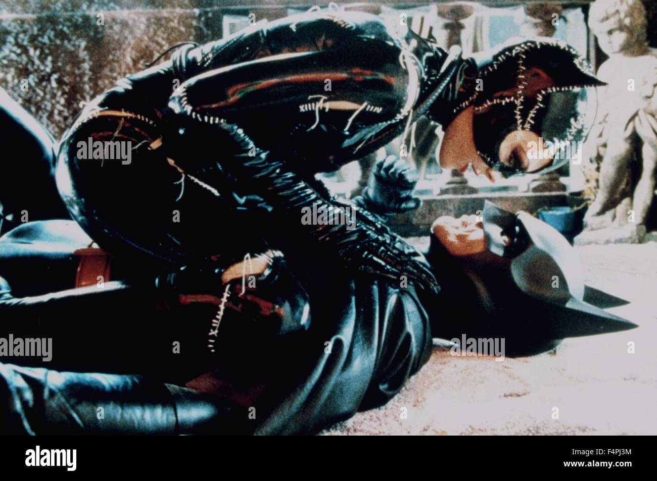 Michelle Pfeiffer und Michael Keaton / Batman kehrt zurück / 1992 unter der Regie von Tim Burton Stockfoto