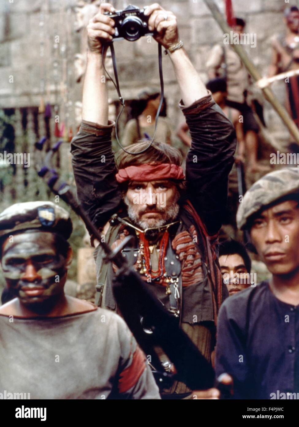 Dennis Hopper / Apokalypse jetzt / 1979 unter der Regie von Francis Ford Coppola [Zoetrope Studios / Vereinigte Künstler] Stockfoto