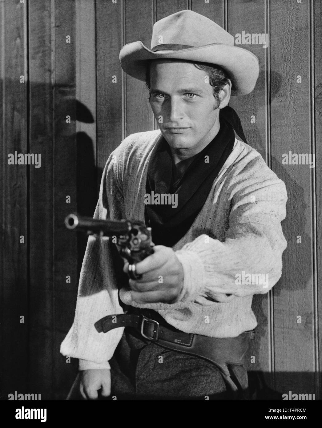 Paul Newman / The Links Handed Gun / 1958 unter der Regie von Arthur Penn [Harroll Productions / Warner Bro] Stockfoto