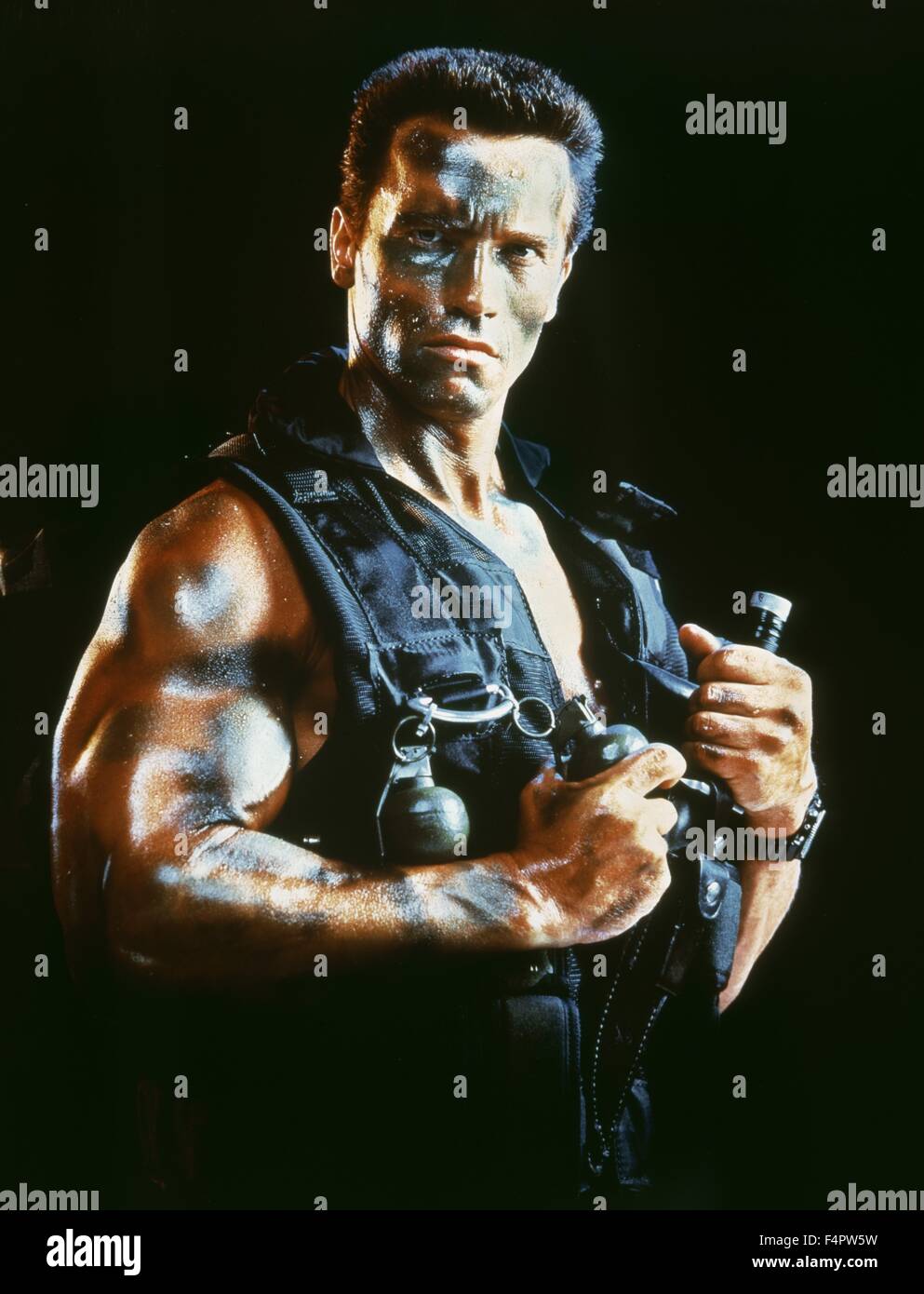 Arnold Schwarzenegger / Commando / 1985 unter der Regie von Mark [zwanzigsten Jahrhundert Fox Film Corpo] Stockfoto