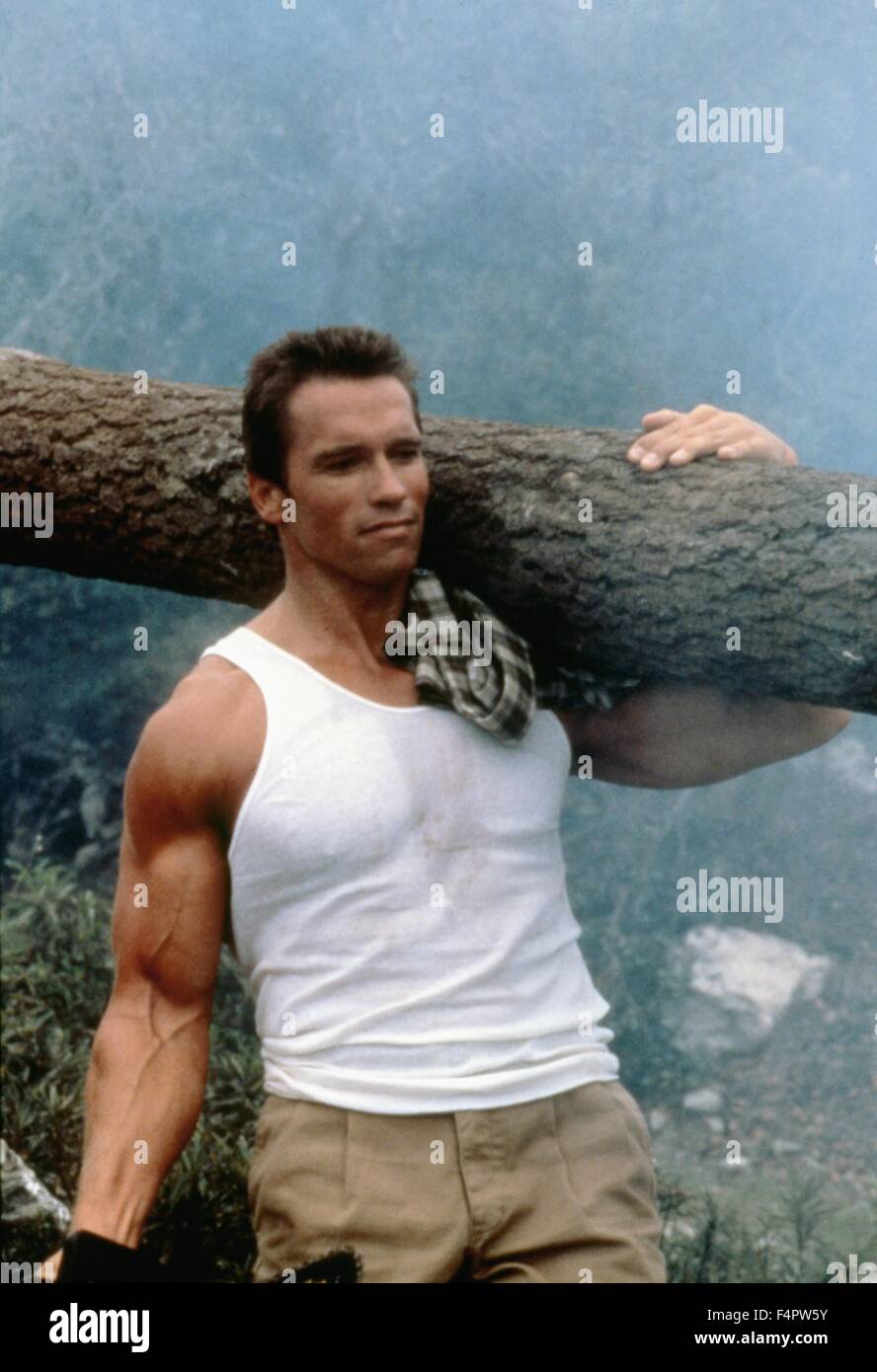 Arnold Schwarzenegger / Commando / 1985 unter der Regie von Mark [zwanzigsten Jahrhundert Fox Film Corpo] Stockfoto