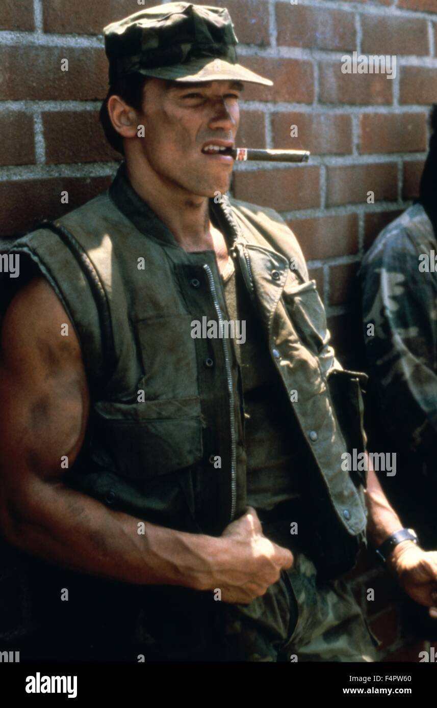 Arnold Schwarzenegger / Commando / 1985 unter der Regie von Mark [zwanzigsten Jahrhundert Fox Film Corpo] Stockfoto
