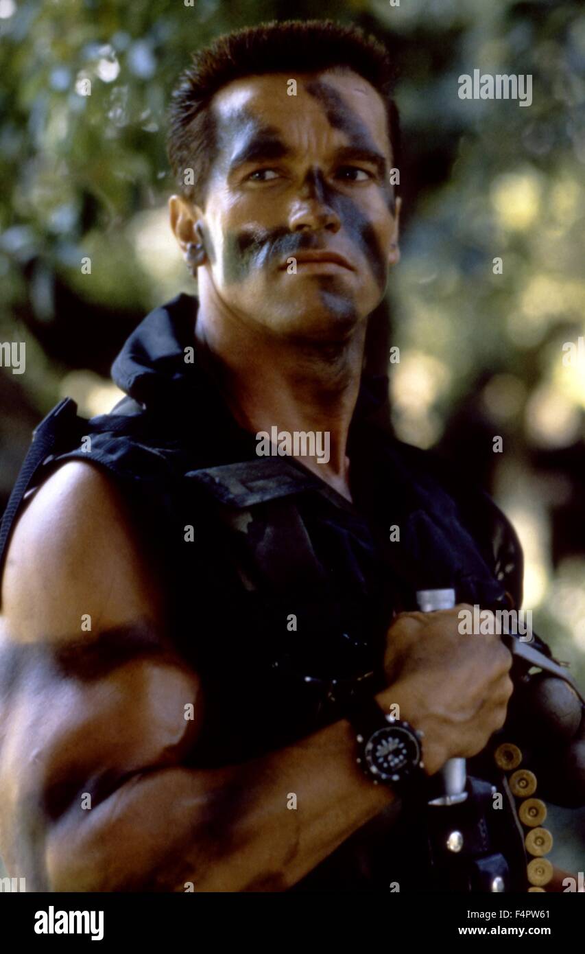 Arnold Schwarzenegger / Commando / 1985 unter der Regie von Mark [zwanzigsten Jahrhundert Fox Film Corpo] Stockfoto