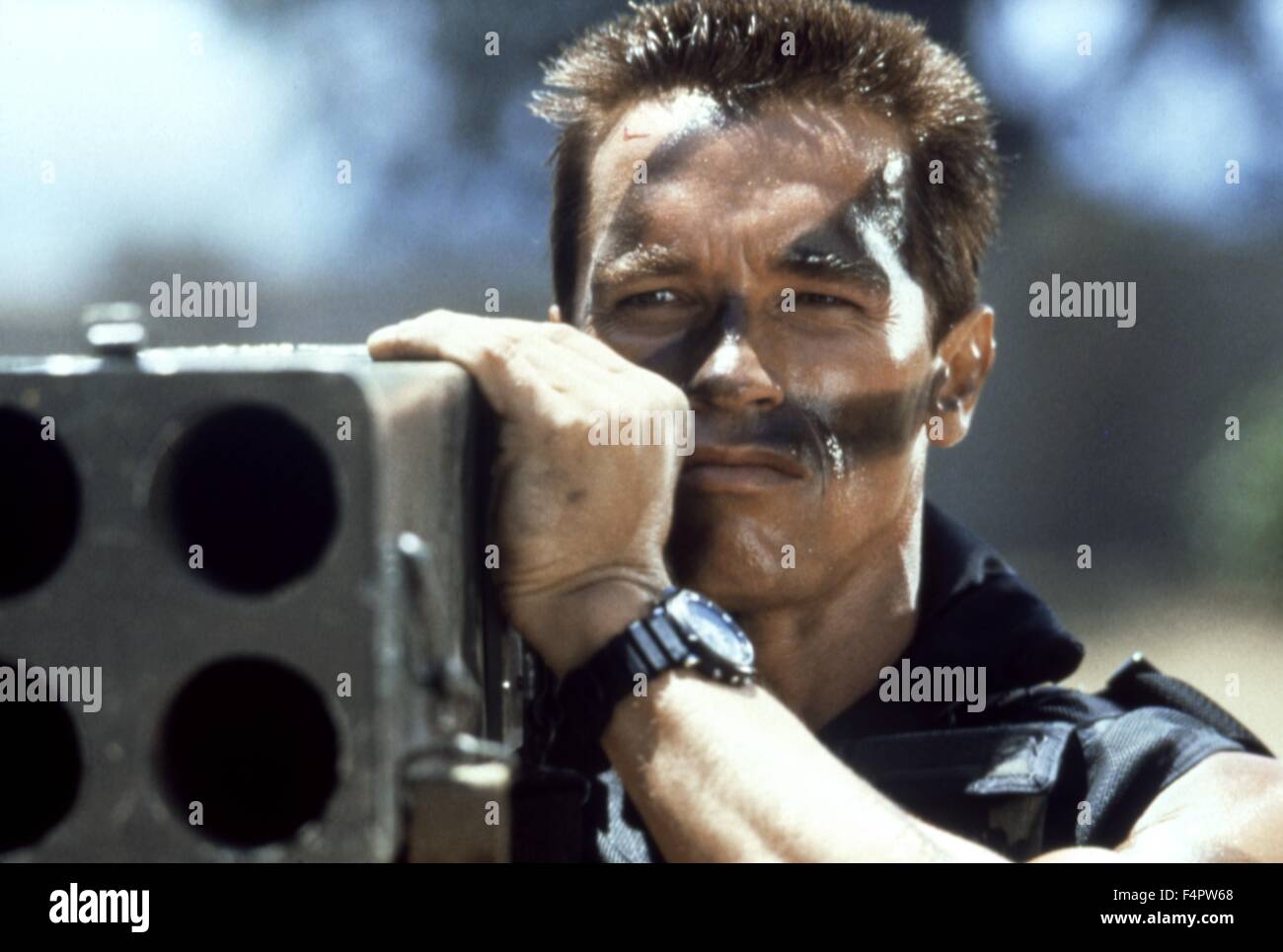 Arnold Schwarzenegger / Commando / 1985 unter der Regie von Mark [zwanzigsten Jahrhundert Fox Film Corpo] Stockfoto