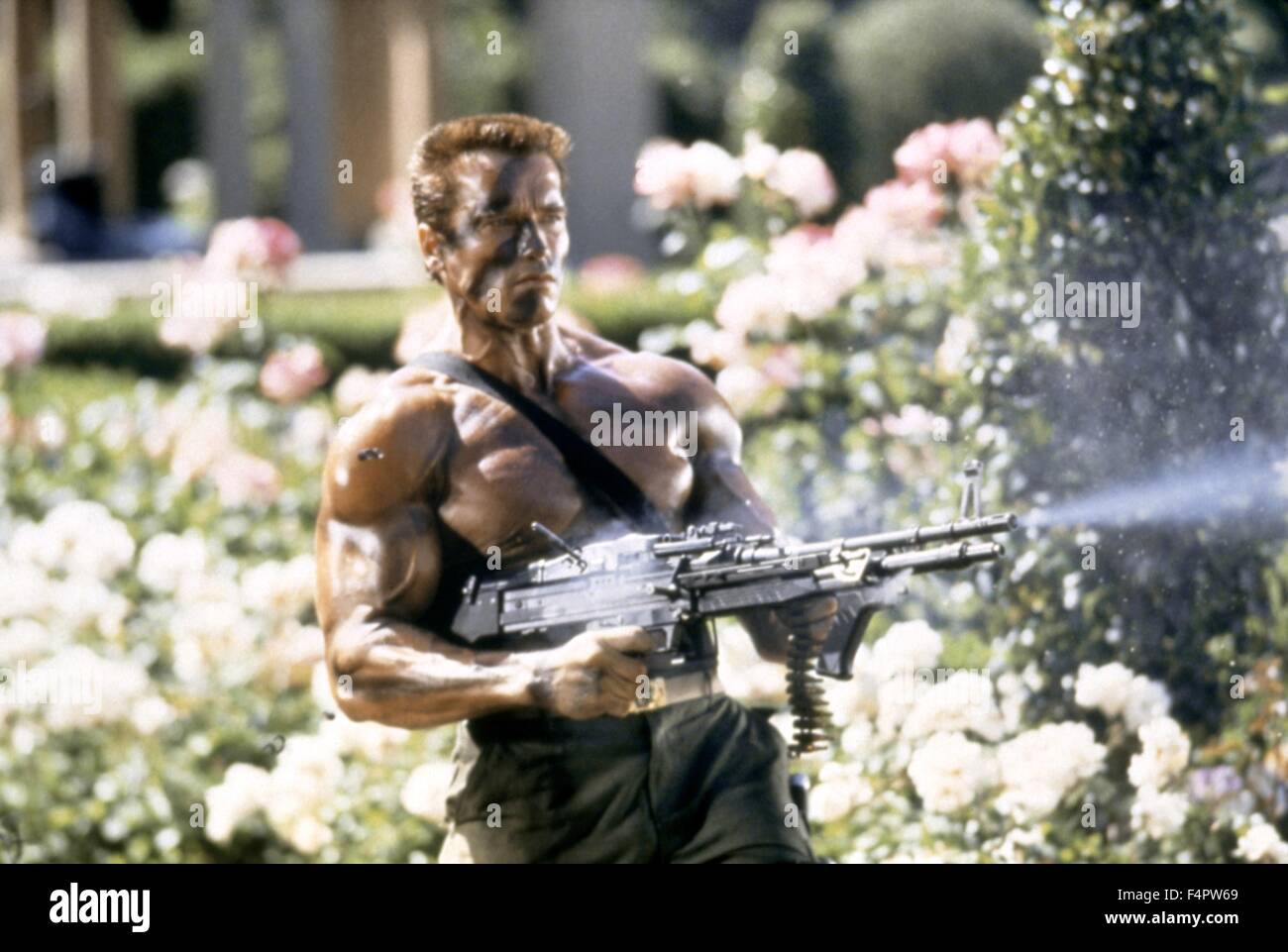 Arnold Schwarzenegger / Commando / 1985 unter der Regie von Mark [zwanzigsten Jahrhundert Fox Film Corpo] Stockfoto
