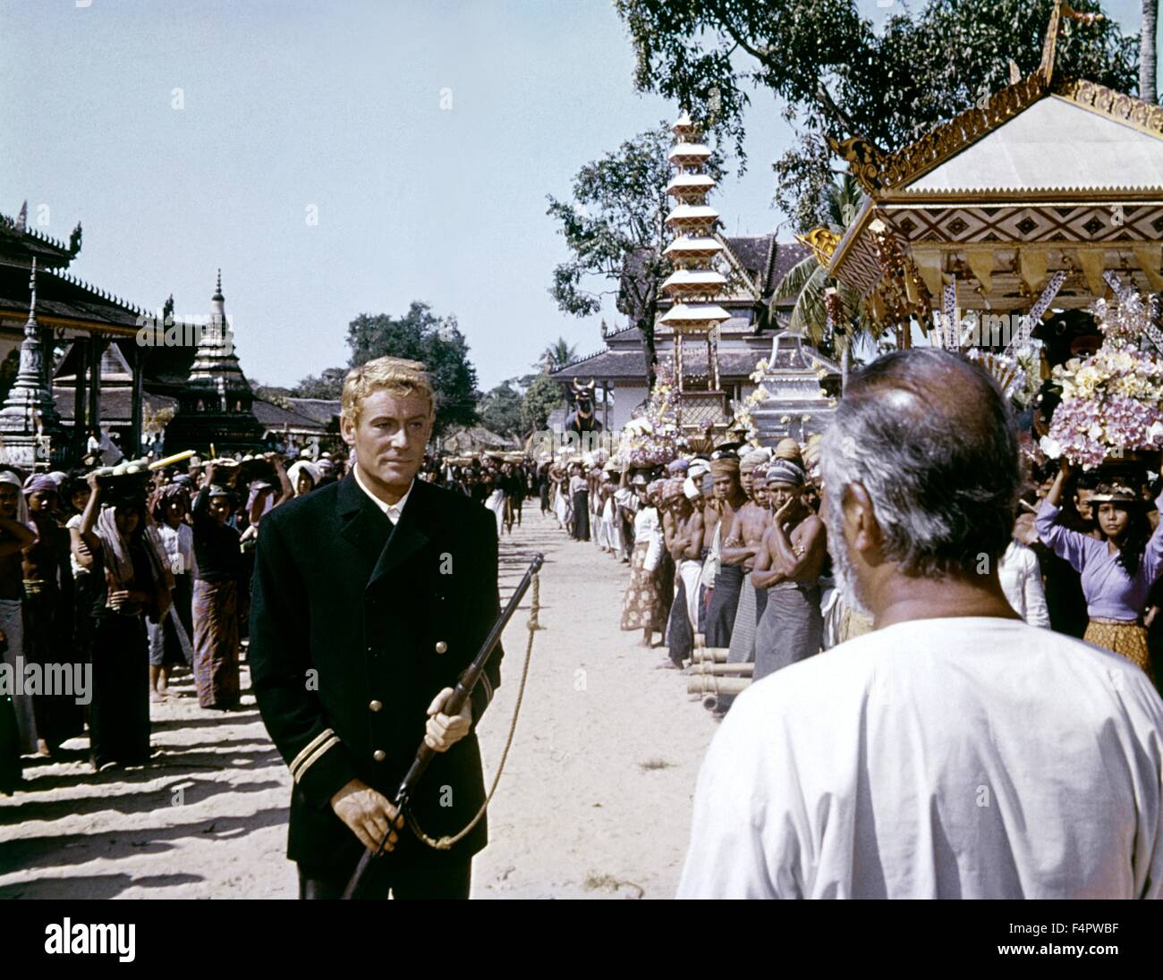 Peter O'toole und Curd Jürgens / Lord Jim / 1965 unter der Regie von Richard Brooks [Columbia Pictures] Stockfoto