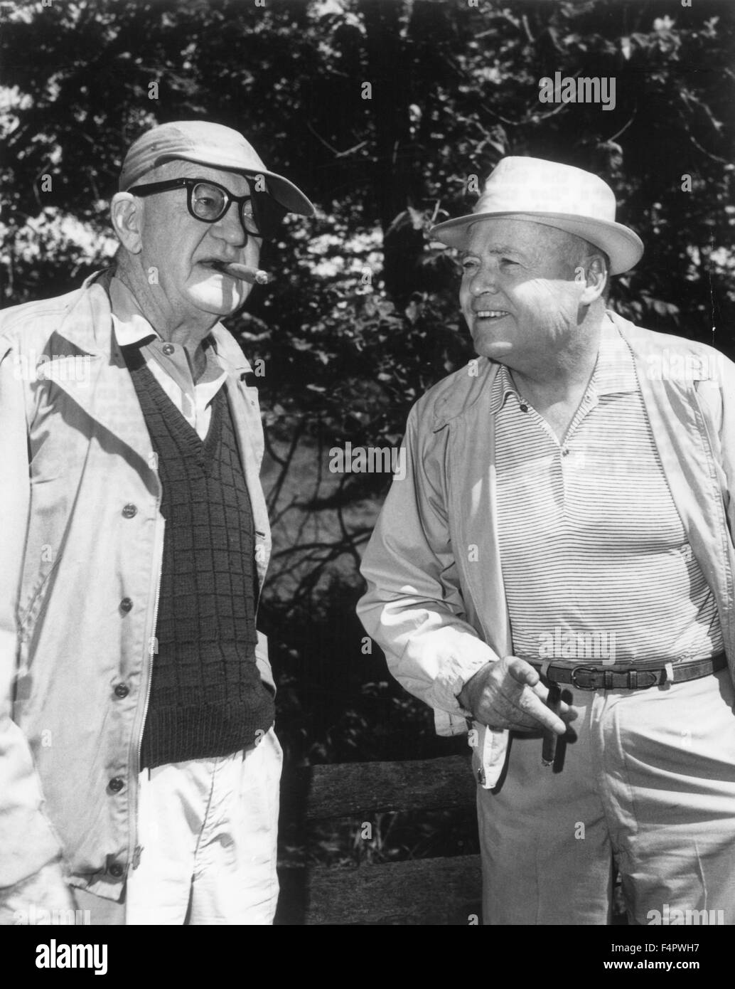 Am Set, John Ford und Henry Hathaway / wie der wilde Westen war / 1962 unter der Regie von John Ford und Henry Hathaway [Metro-Goldwyn-Mayer Bilder] Stockfoto