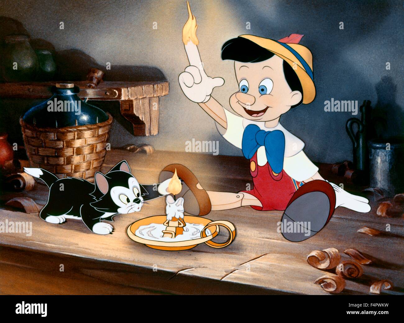 Pinocchio / 1940 unter der Regie von Walt Disney [Walt Disney Productions / Buena] Stockfoto