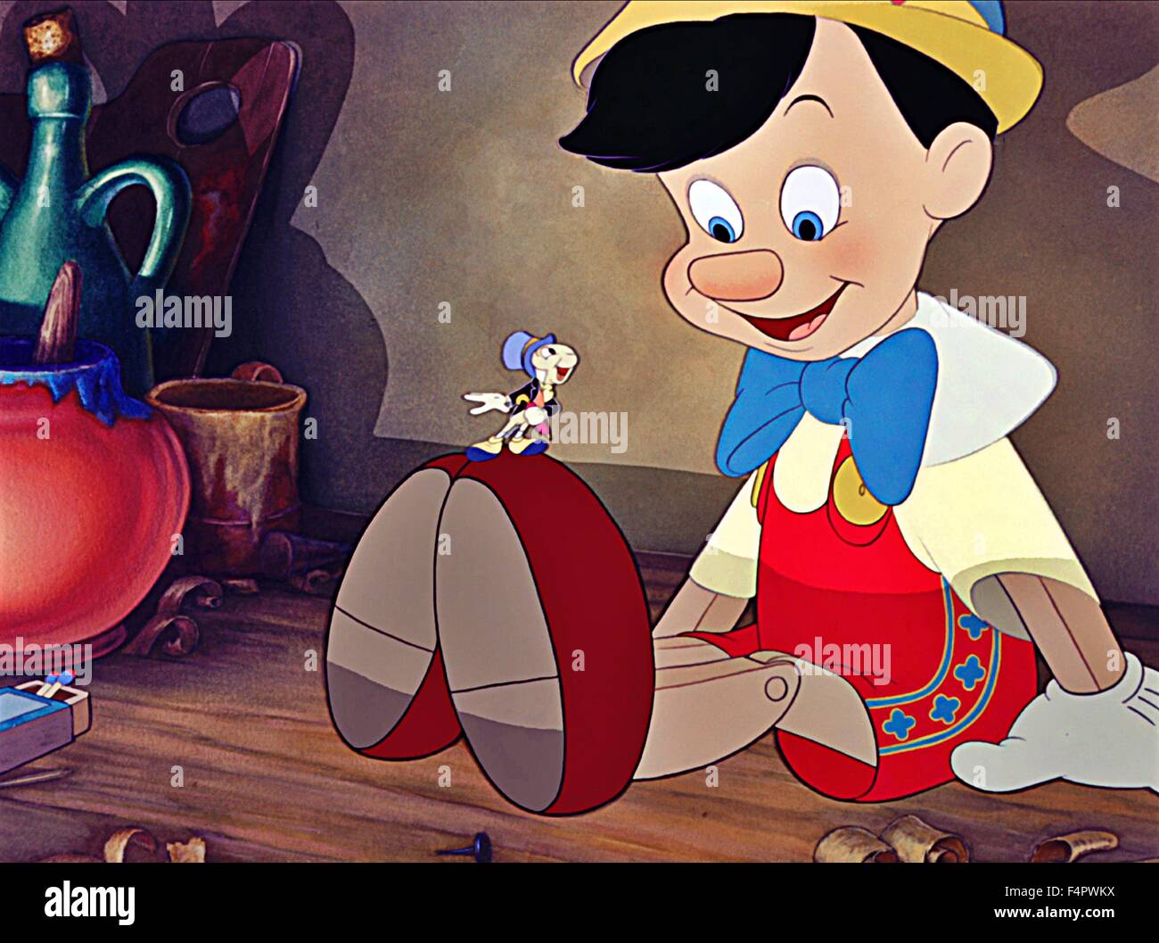 Pinocchio / 1940 unter der Regie von Walt Disney [Walt Disney Productions / Buena] Stockfoto