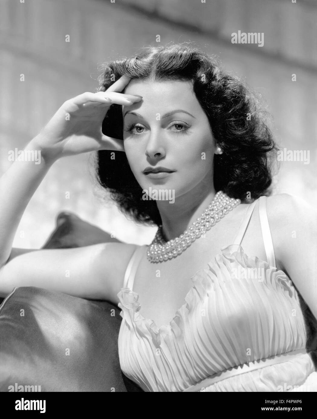 Hedy Lamarr / The Himmelskörper / 1943 unter der Regie von Alexander Hall [Clarence Sinclair Bull / Metro-G] Stockfoto