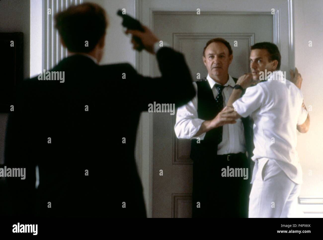 Gene Hackman und Kevin Costner / kein Weg heraus / 1987 / unter der Regie von Roger Donaldson / Orion [Bilder] Stockfoto