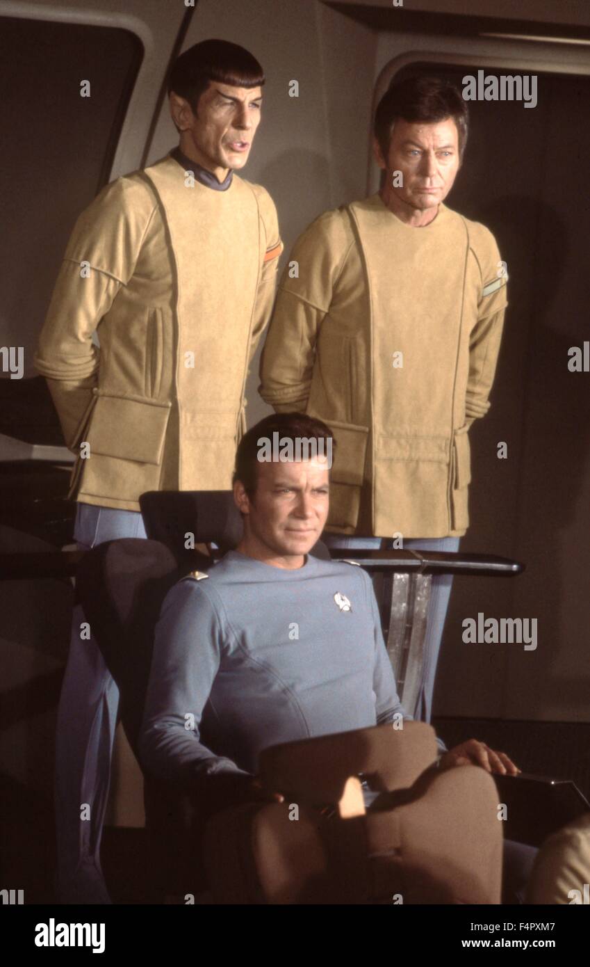DeForest Kelley, William Shatner und Leonard Nimoy / Star Trek: The Motion Pictures / 1979 / unter der Regie von Robert Wise / [Paramount Pictures] Stockfoto