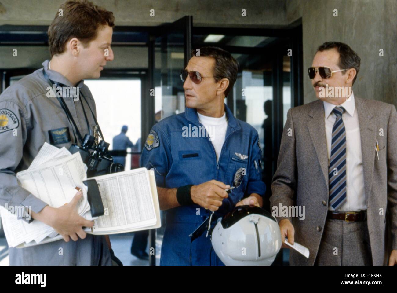 Daniel Stern, Roy Scheider und Warren Oates / Blue Thunder / 1983 / unter der Regie von John Badham / [Columbia Pictures] Stockfoto