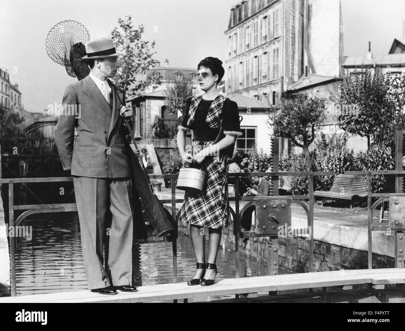 Louis Jouvet und Arletty / Hotel Du Nord / 1938 / unter der Regie von Marcel Carne / S.E.D.I.F. Stockfoto