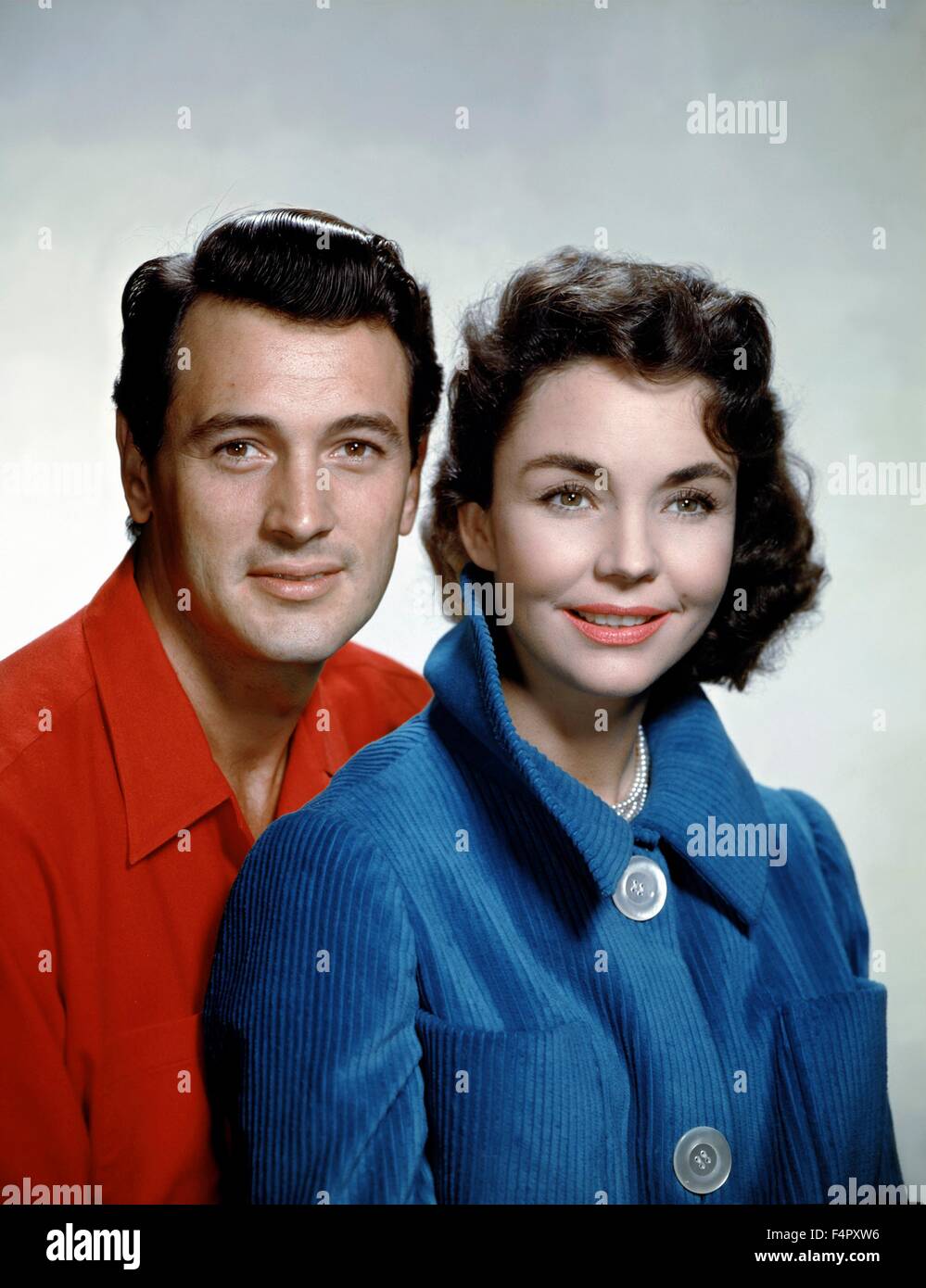 Rock Hudson und Jennifer Jones / A Farewell To Arms / 1957 / unter der