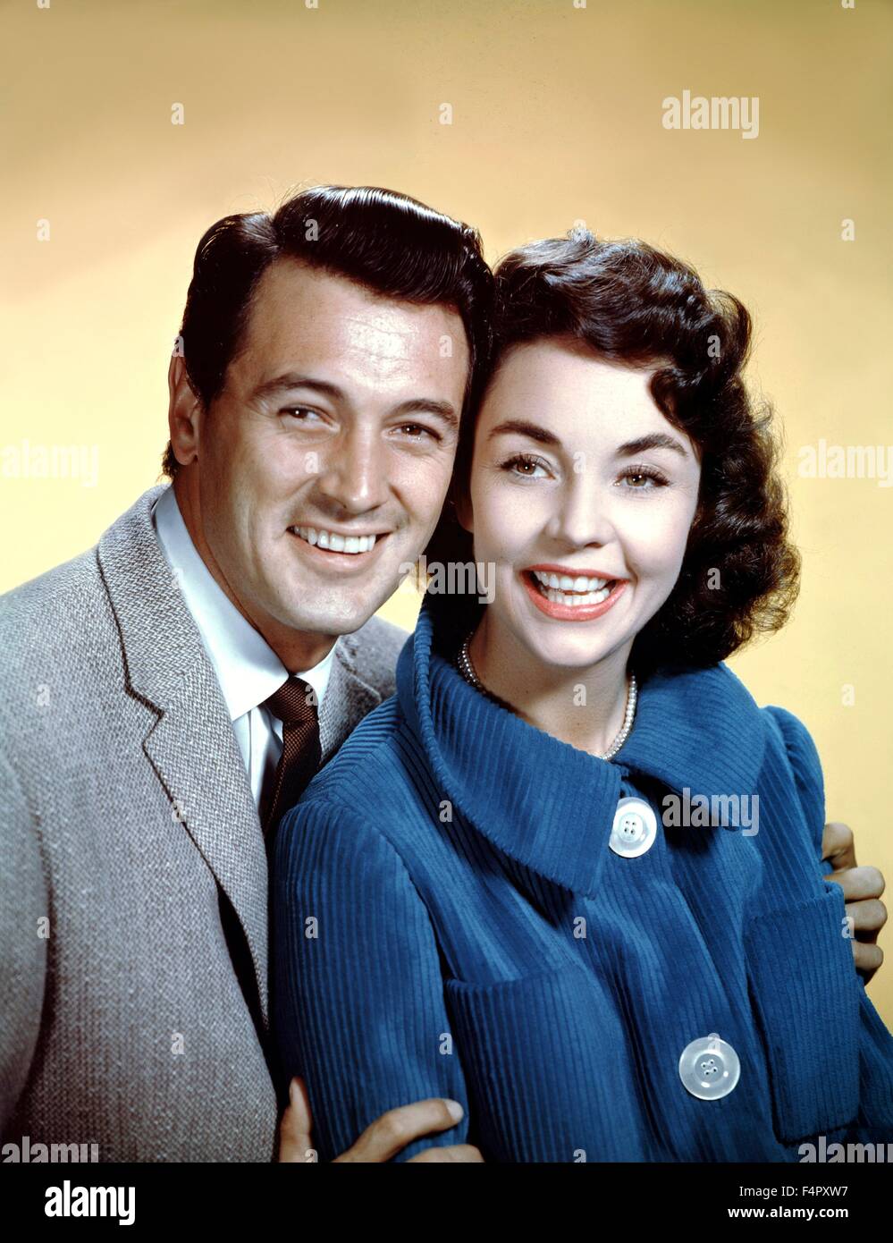 Rock Hudson und Jennifer Jones / A Farewell To Arms / 1957 / unter der