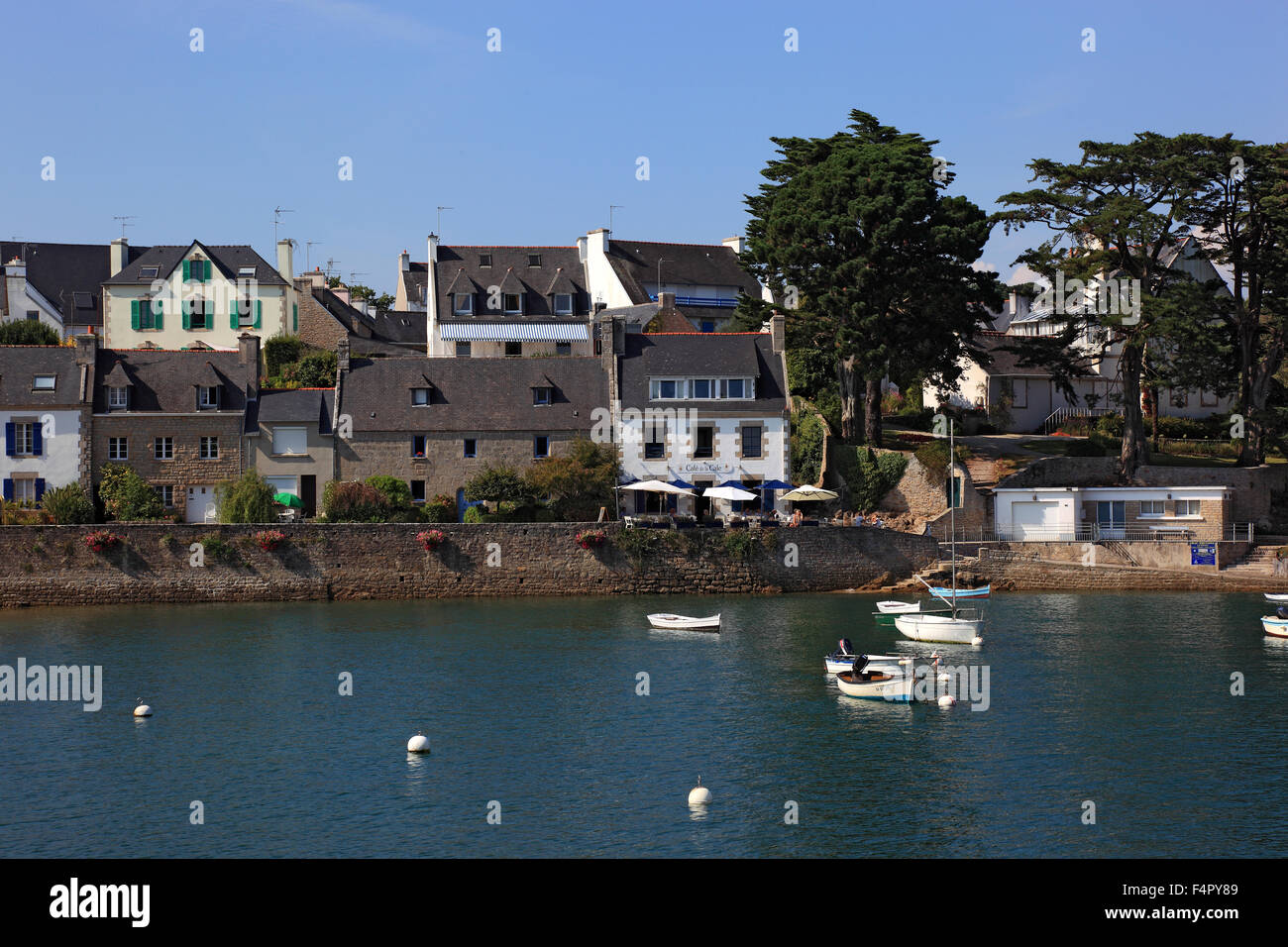Frankreich, Bretagne, im Hafen von Saint Marie Stockfoto