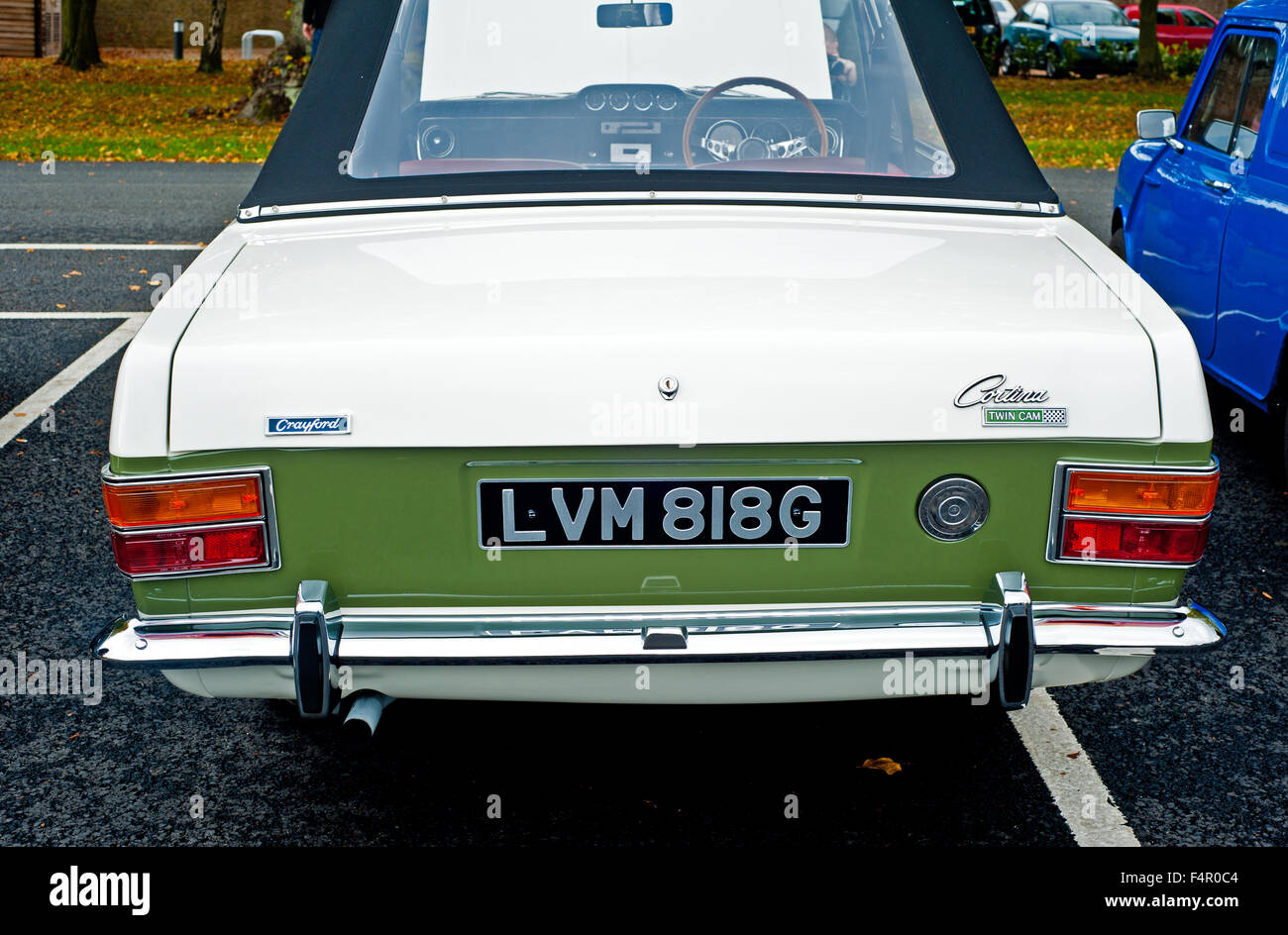MK 11 Ford Lotus Cortina Cabriolet von Crayford Stockfoto