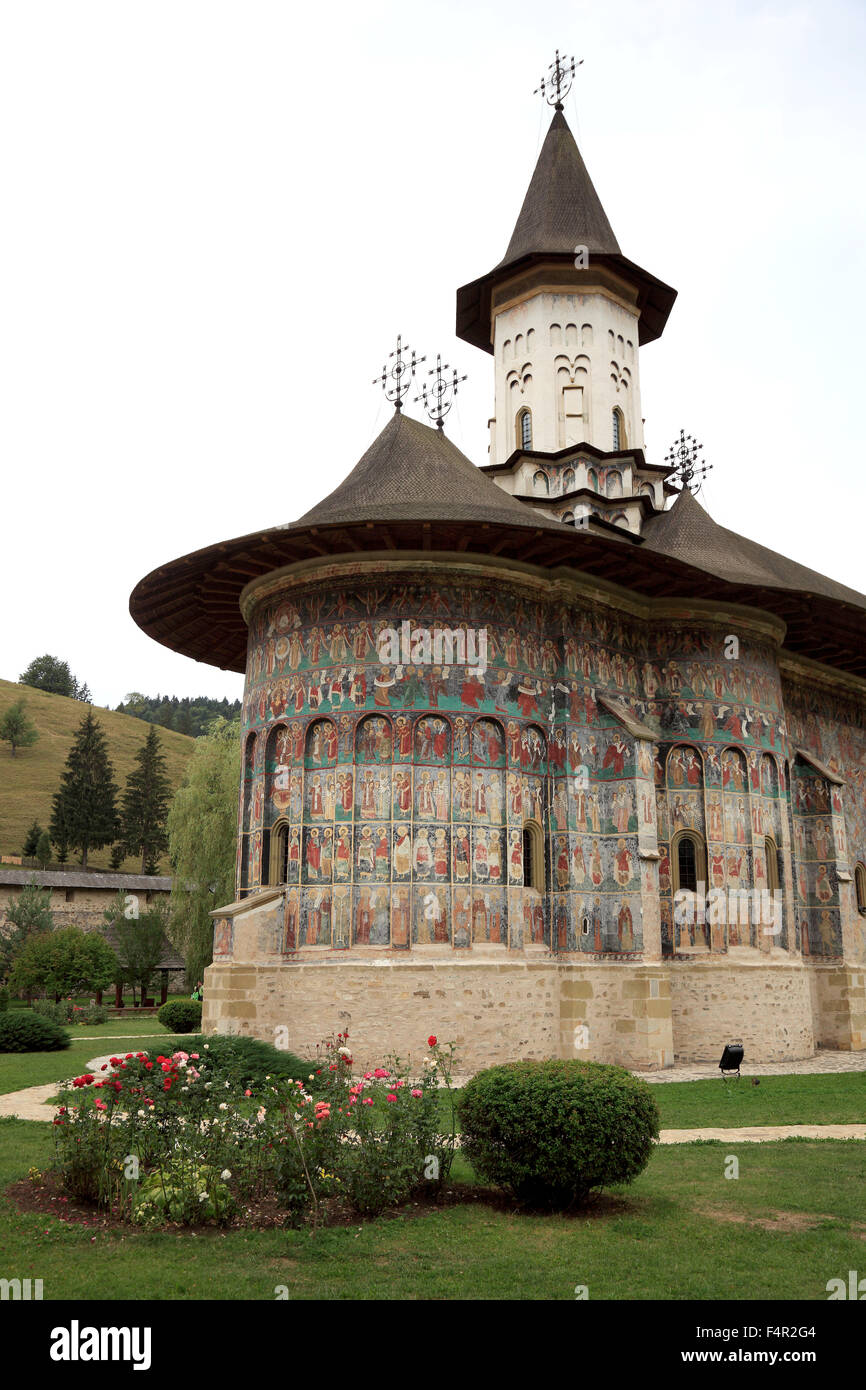 Klosters Sucevita ist ein östliches orthodoxes Kloster befindet sich im nordöstlichen Teil von Rumänien. Es wurde im Jahre 1585 und im Jahr 2010 gebaut. Stockfoto