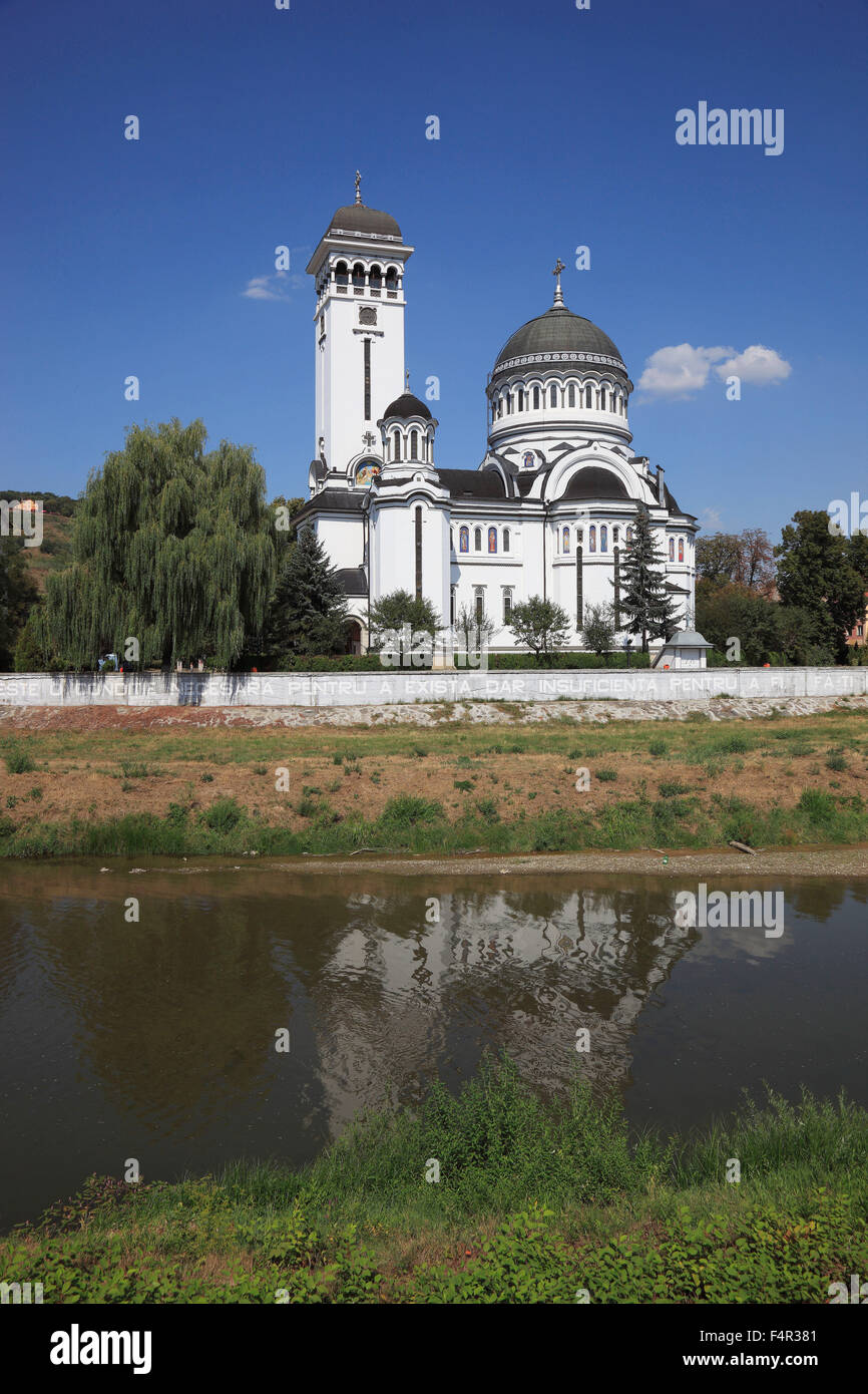 Orthodoxe Heilige-Dreifaltigkeits-Kathedrale, Sfanta Treime, Sighisoara, Sighisoara, Saxoburgum, Mures County in Siebenbürgen, Rumänien. Es Stockfoto