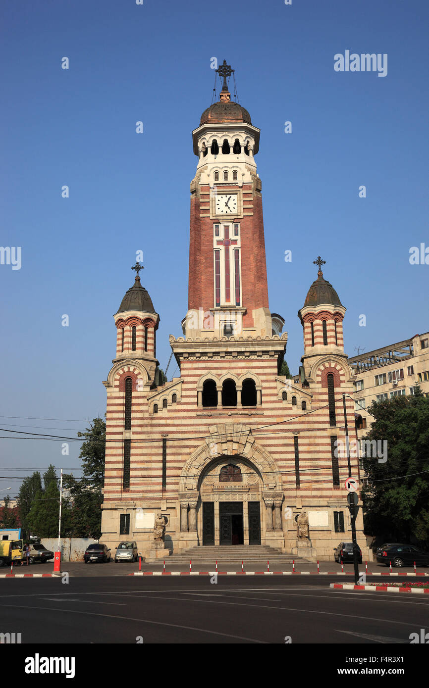 St. Johannes der Täufer, orthodoxe Kathedrale, Ploiesti, einer Stadt in der großen Walachei, Rumänien Stockfoto