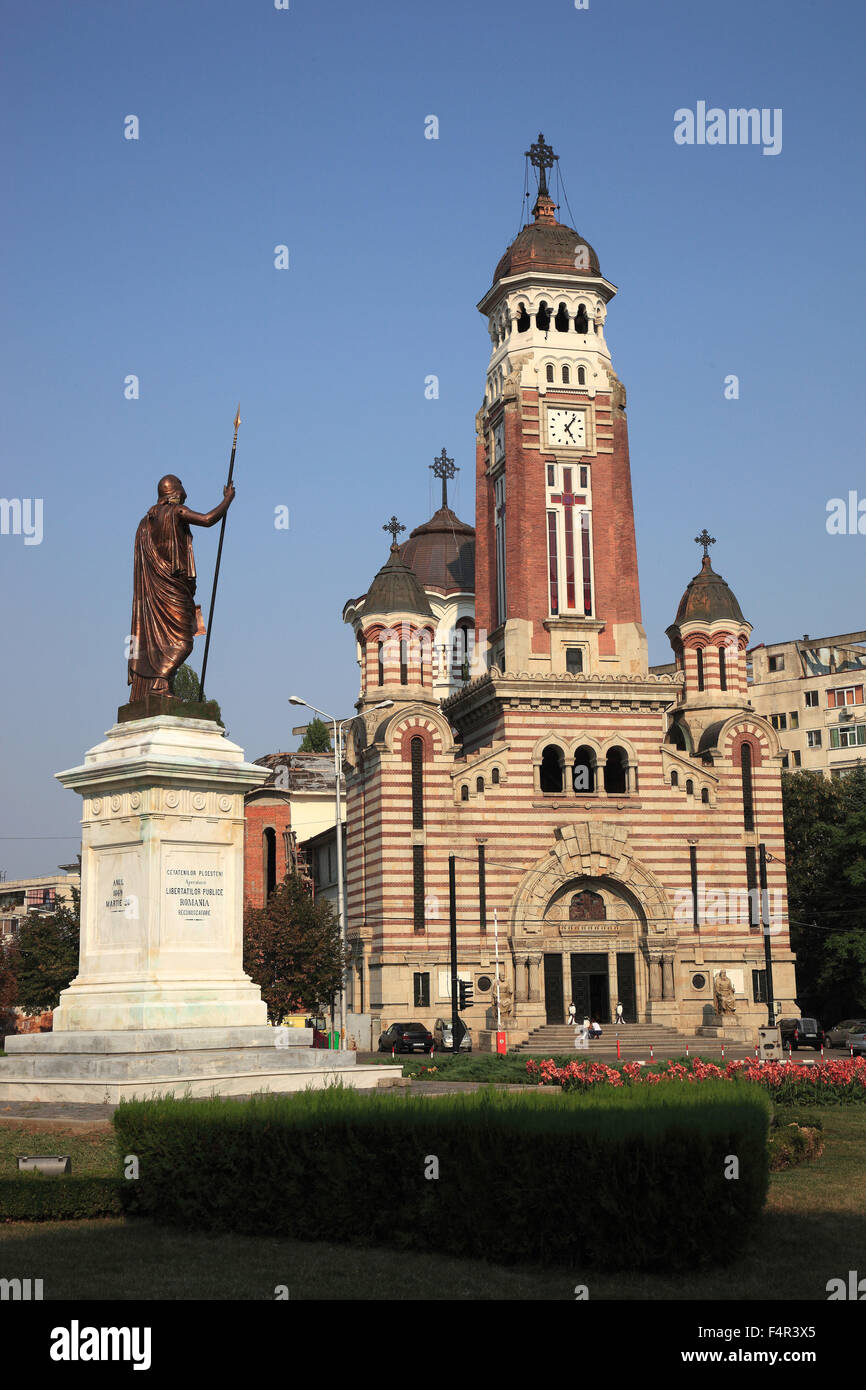 Orthodoxe Kathedrale, St. Joan Botezatorul, Ploiesti, einer Stadt in der großen Walachei, Rumänien Stockfoto