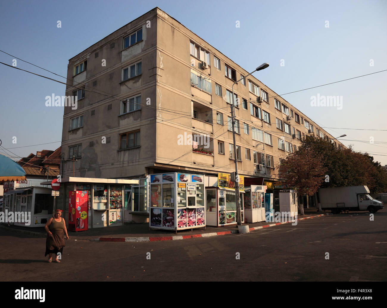 Halele Centrale, Markt, Stadt Zentrum von Ploiesti, einer Stadt in der großen Walachei, Rumänien Stockfoto