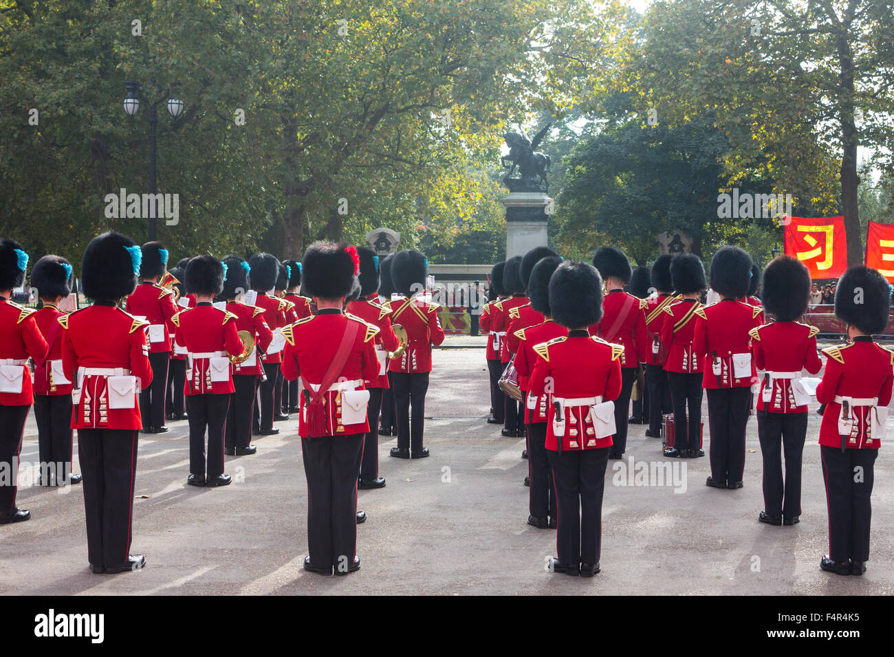 London, UK. 20. Oktober 2015. Präsident Staatsbesuch Xi Jinping in Großbritannien, London, UK Stockfoto