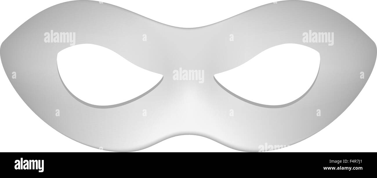 Augenmaske in grau design Stock Vektor