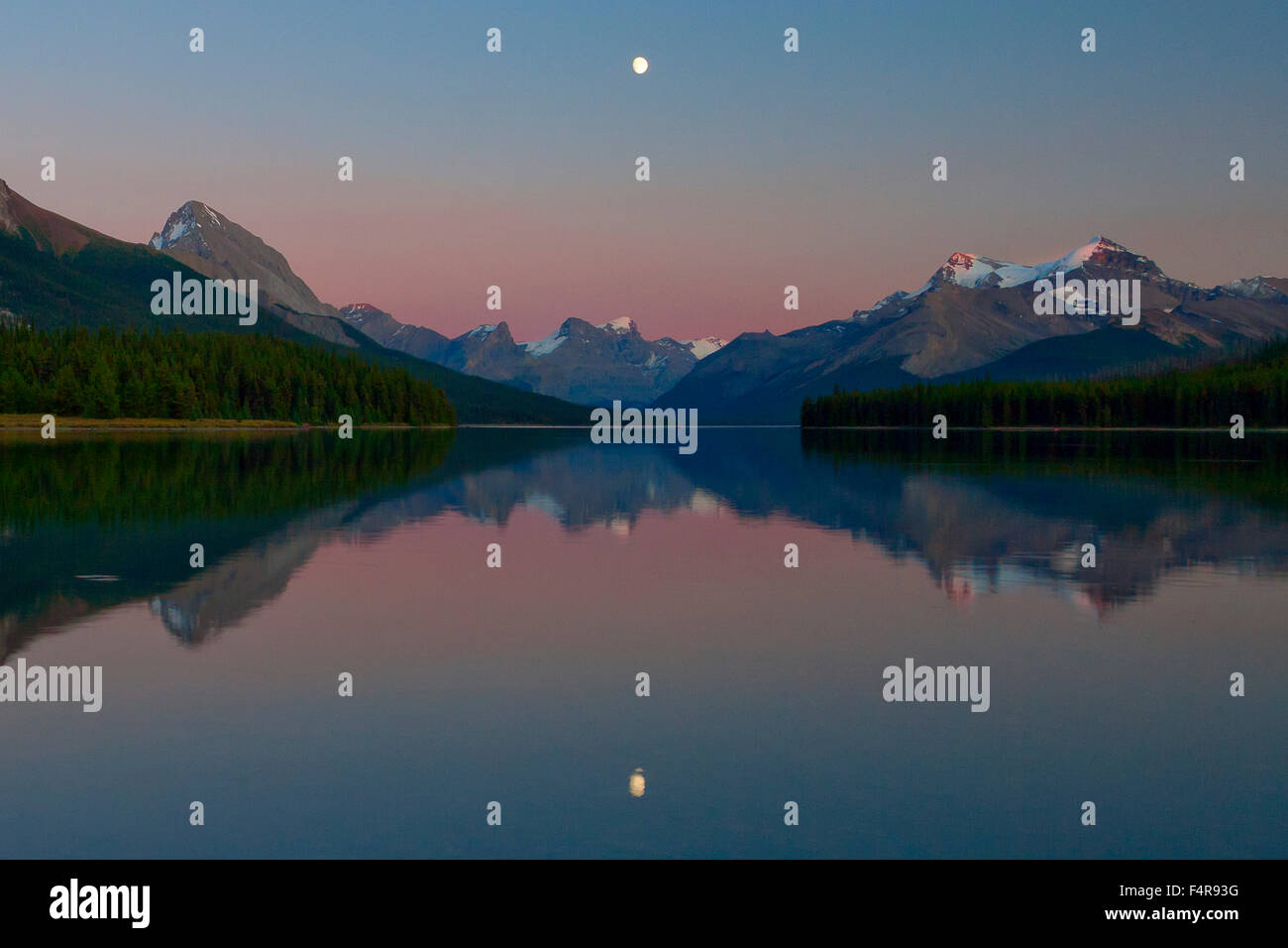 Kanada, Provinz, Natur, Landschaft, Rockies, kanadischen Rocky Mountains, Gebirge, See, Landschaft, Malign, Nationalpark, Jasper, Alberta Stockfoto