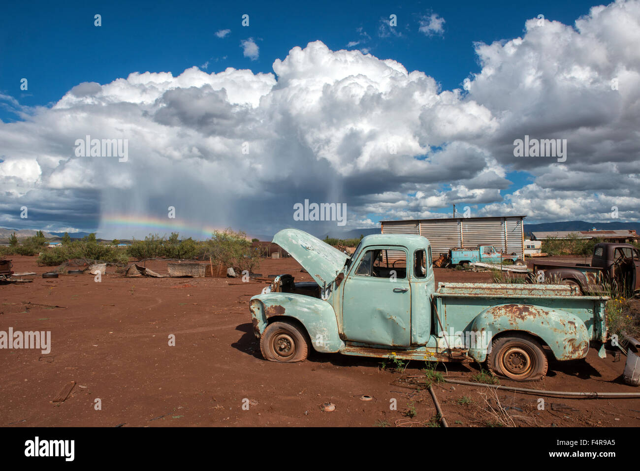 USA, USA, Amerika, Südwesten, New Mexico, Otero County, Alamogordo, Redneck, Armut, Geisterstadt, outback, American wir Stockfoto