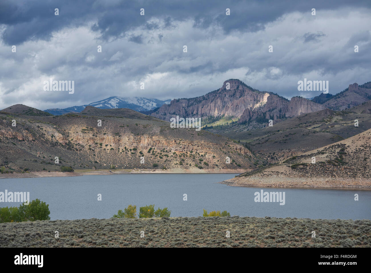 USA, USA, Amerika, Colorado, Curecanti, National Recreation Area, Gunnison, Reservoir, Gunnison River, Berge, deser Stockfoto