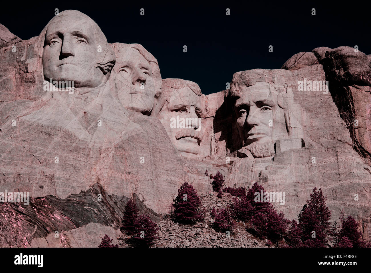 USA, South Dakota, Black Hills, Mount Rushmore Stockfoto