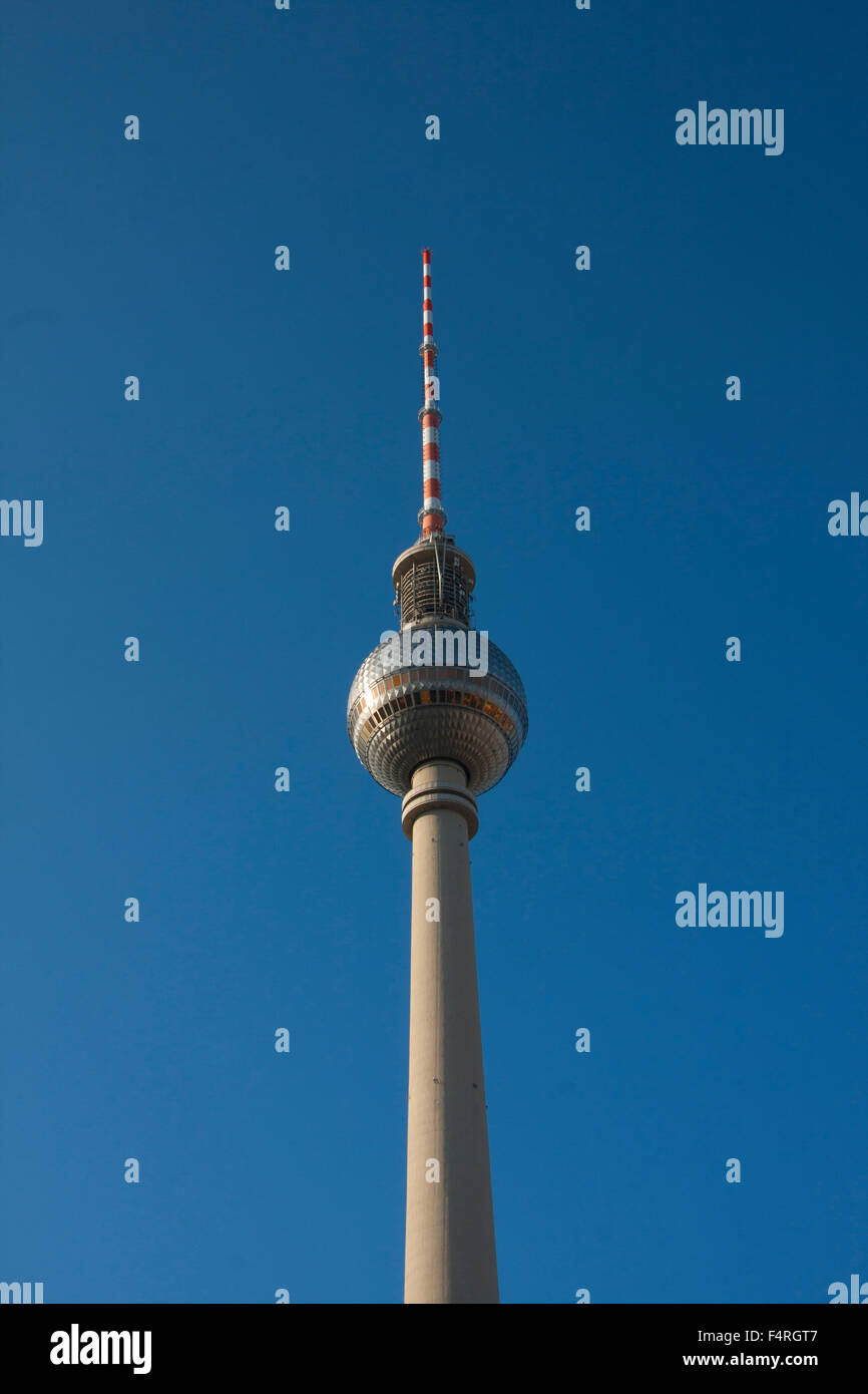 Berlin, Deutschland, Europa, Alexander Platz, Fernsehturm, Fernsehturm, Stockfoto