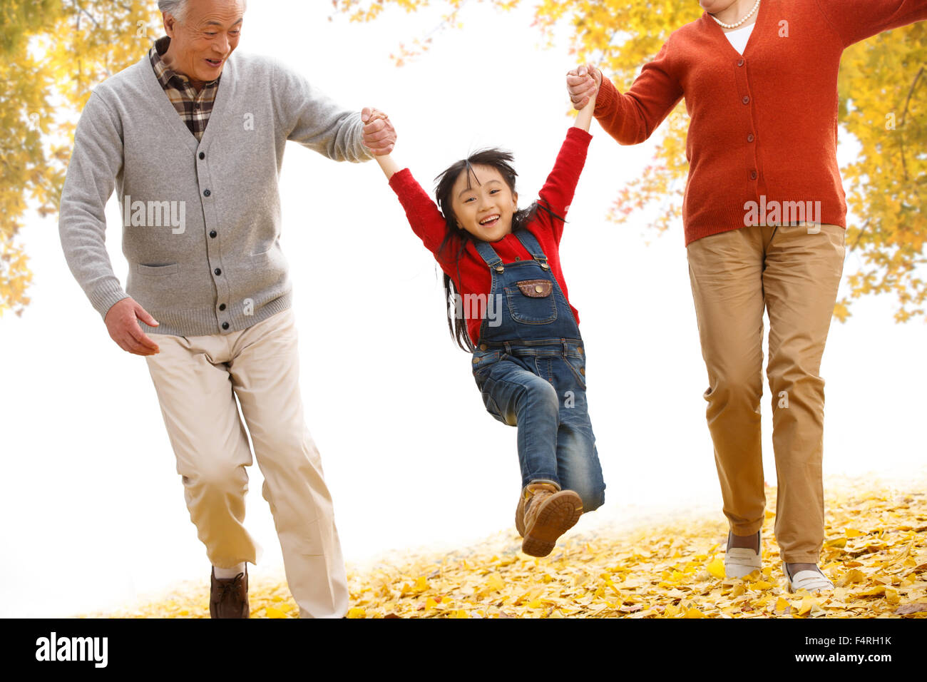 Glücklich Familienausflug Stockfoto