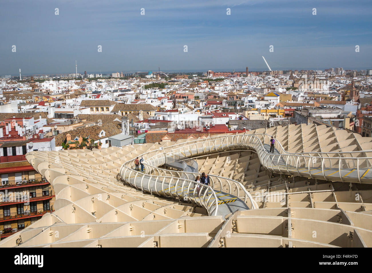 Spanien, Europa, Andalusien, Region, Sevilla, Sevilla, Stadt, Inkarnation Square, Metropol Parasol, Las Setas, Architektur, Stockfoto