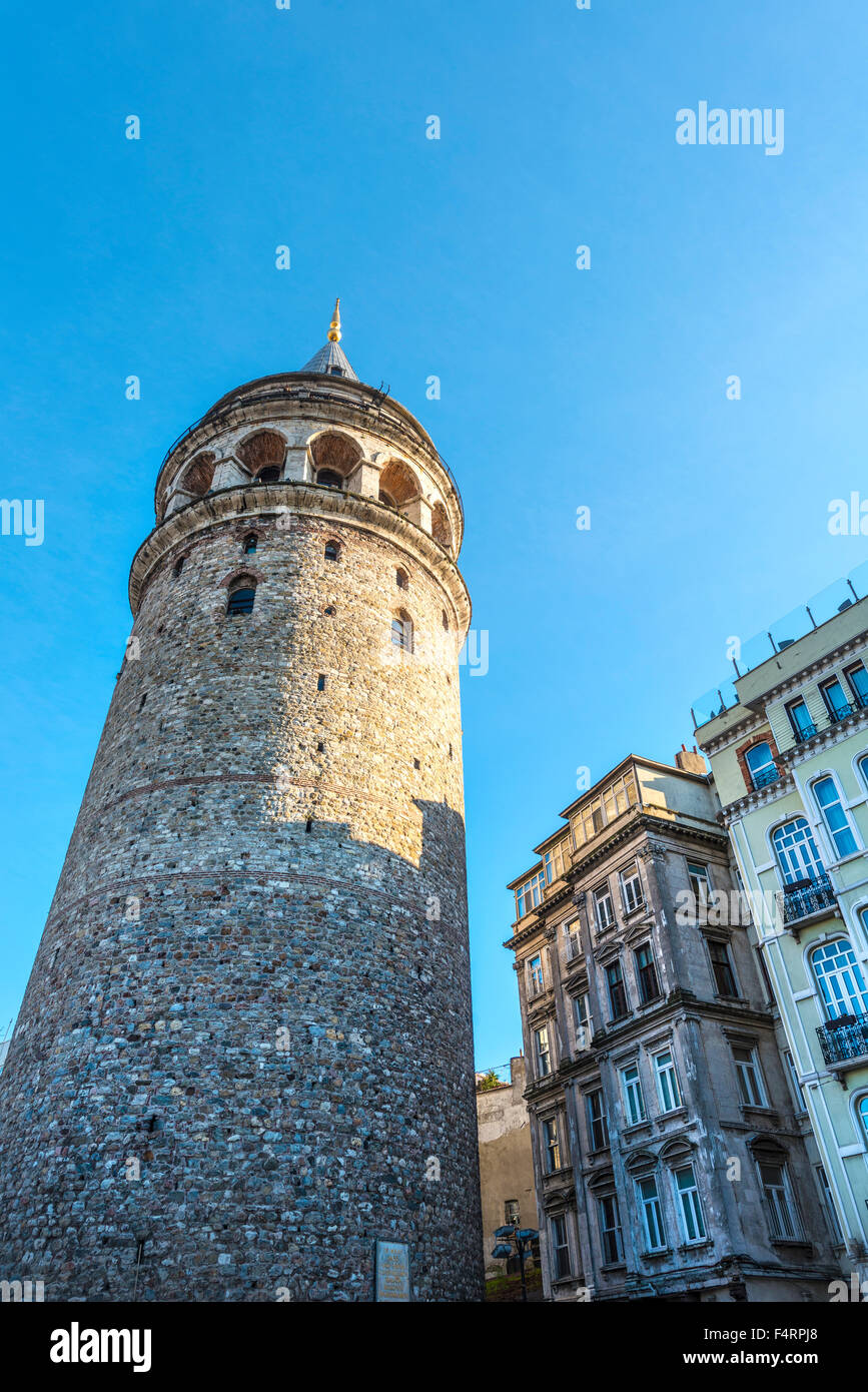 Galata Turm, Istanbul, Türkei Stockfoto