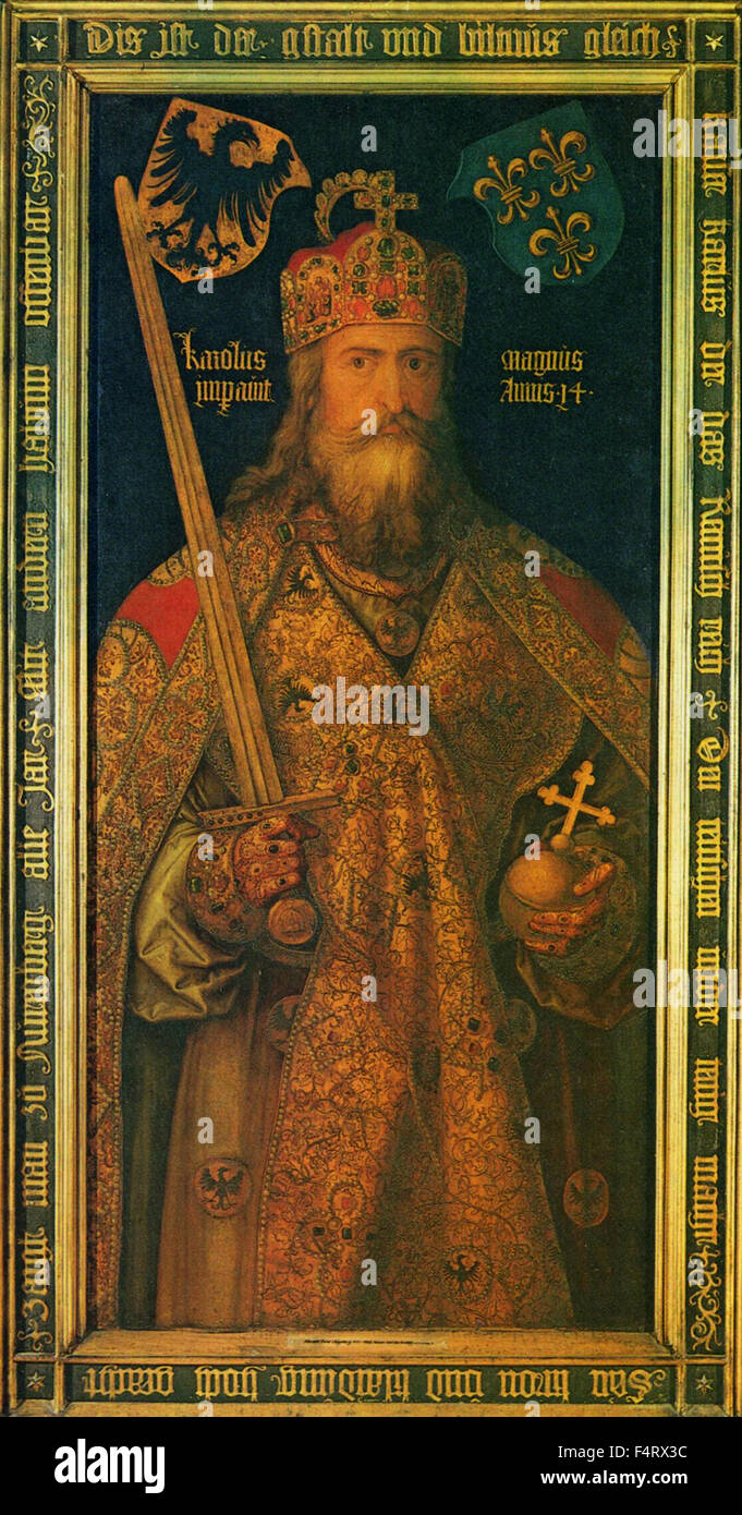 Karl der große, Kaiser - von Albrecht Dürer Stockfoto