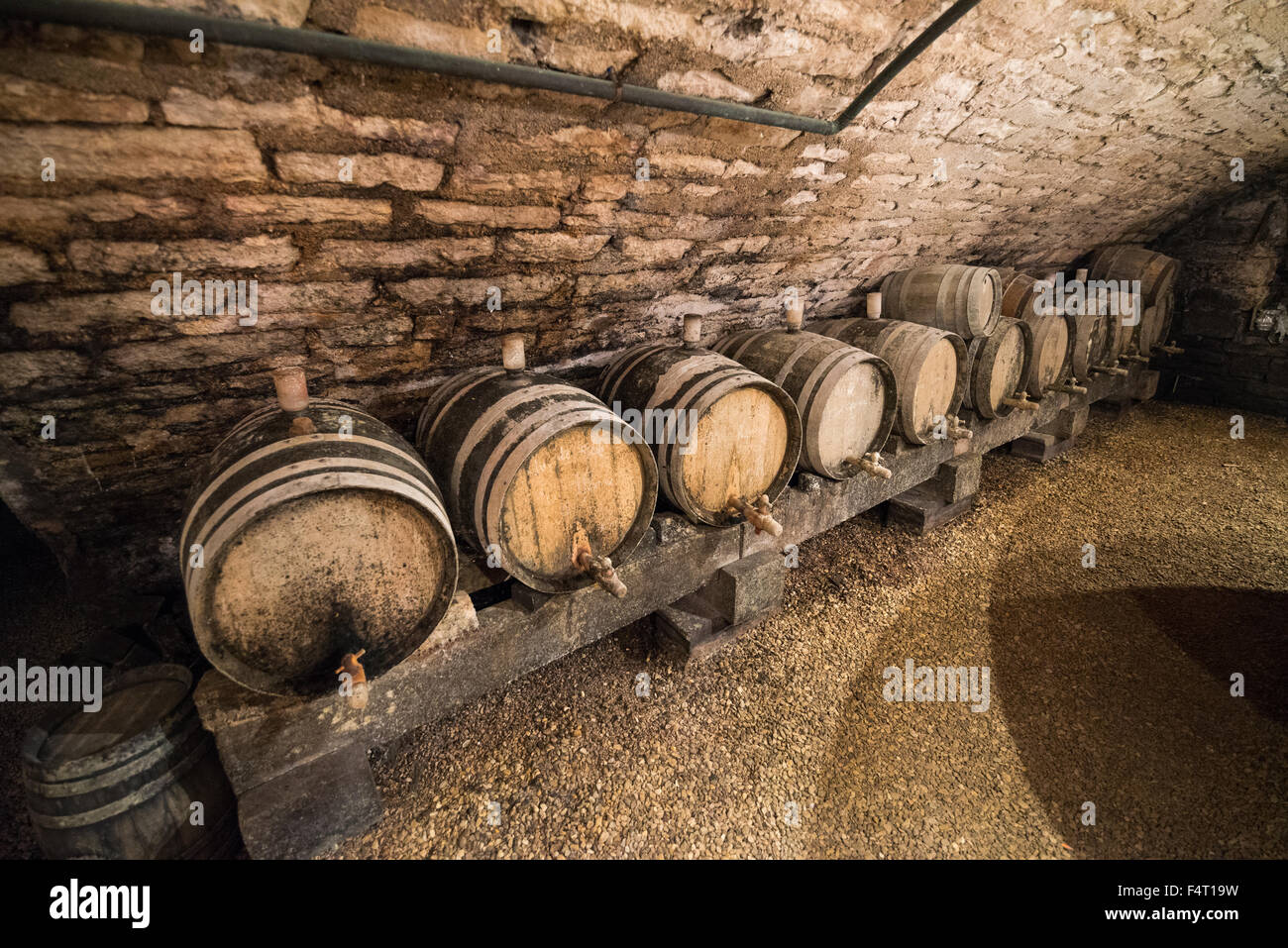 Höhle, Beaune, Burgund, Frankreich, EU, Europa Stockfoto