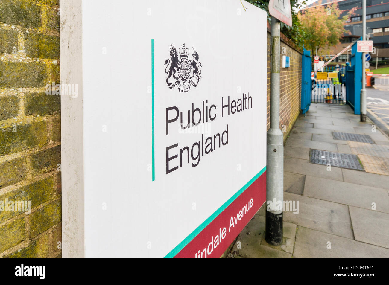 Public Health England Zeichen außerhalb ihres Büros. Stockfoto