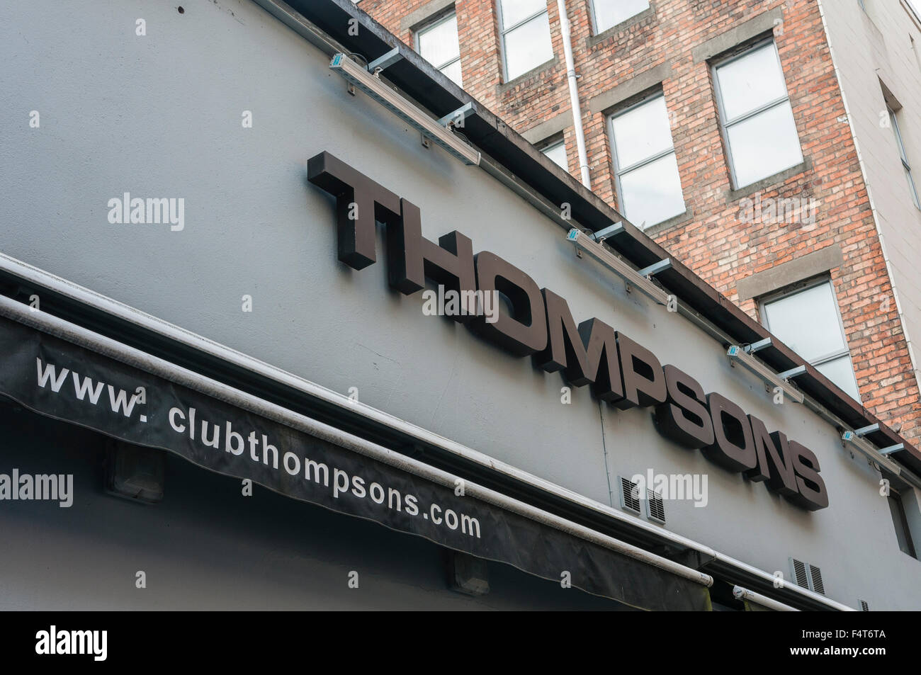 Thompsons Garage Nachtclub, Belfast Stockfoto