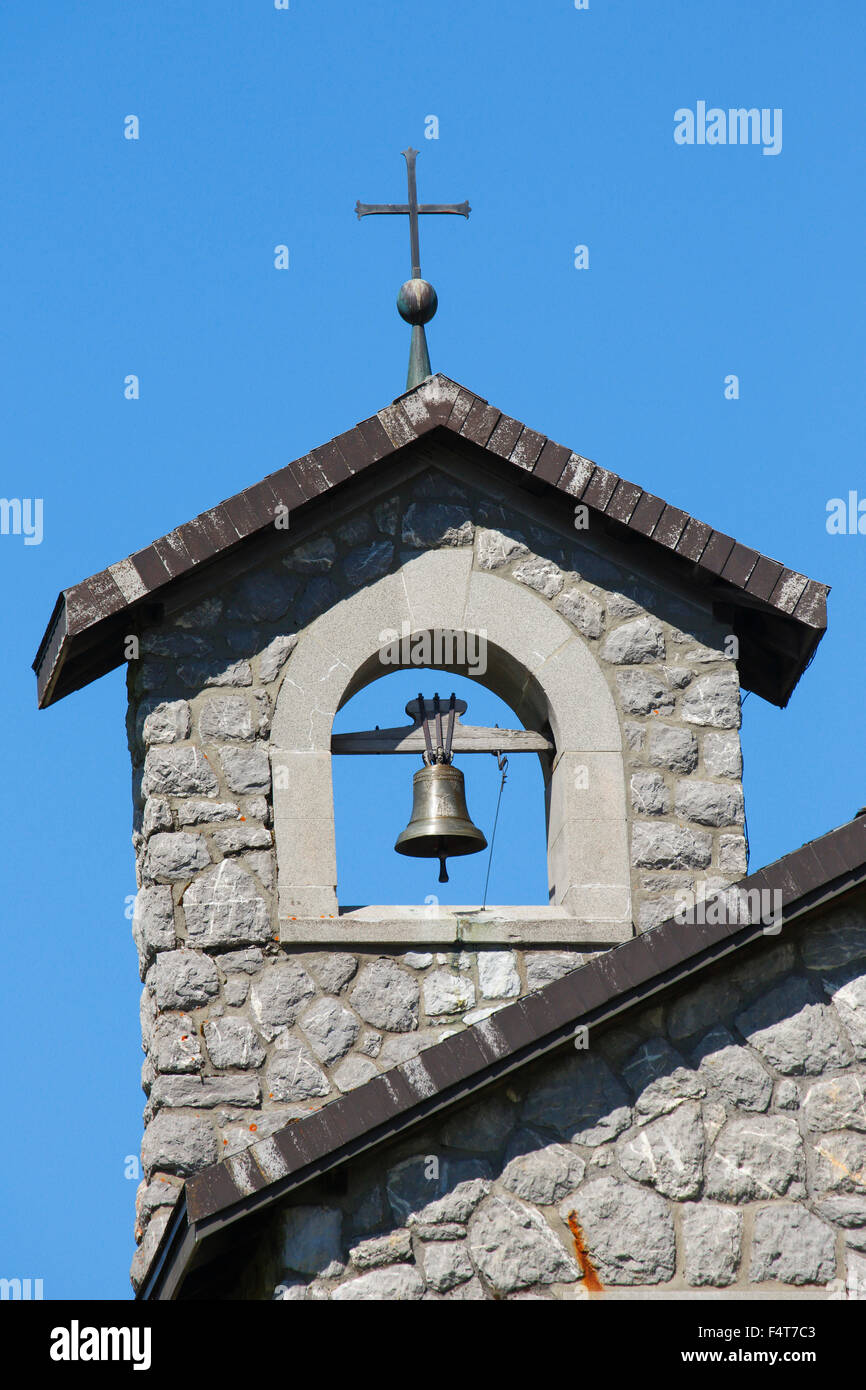 Kapelle am Pragelpass, Schwyz, Schweiz Stockfoto