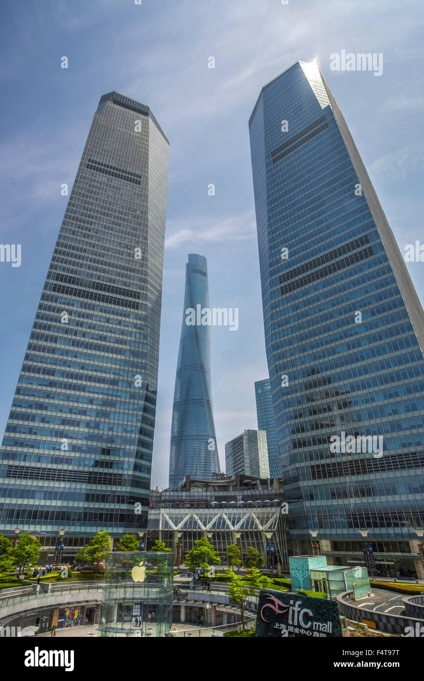 China, Shanghai City, Lujiazui, Shanghai Tower Stockfoto