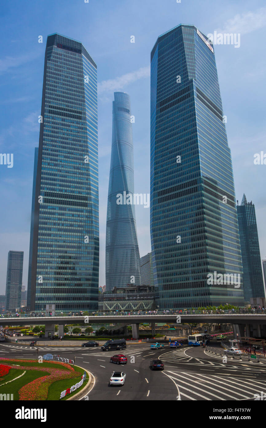 China, Shanghai City, Lujiazui, Shanghai Tower Stockfoto
