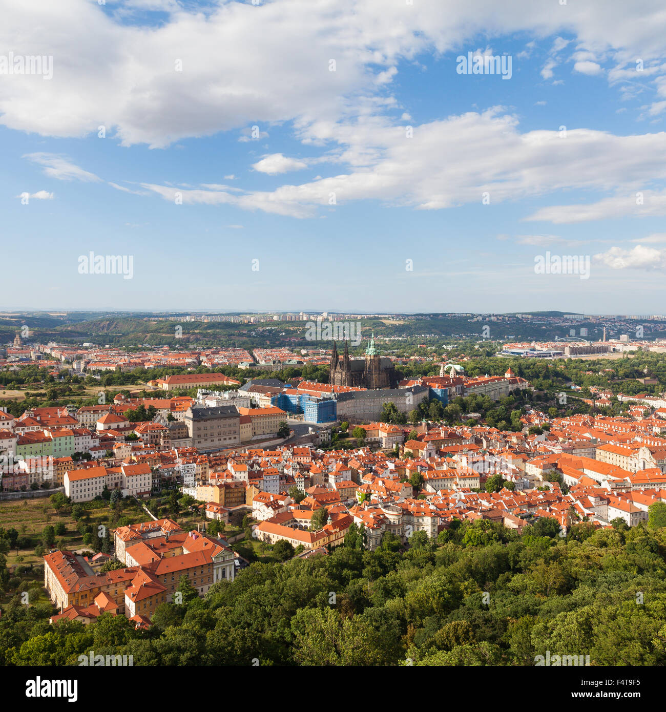 Prag-Landschaft Stockfoto