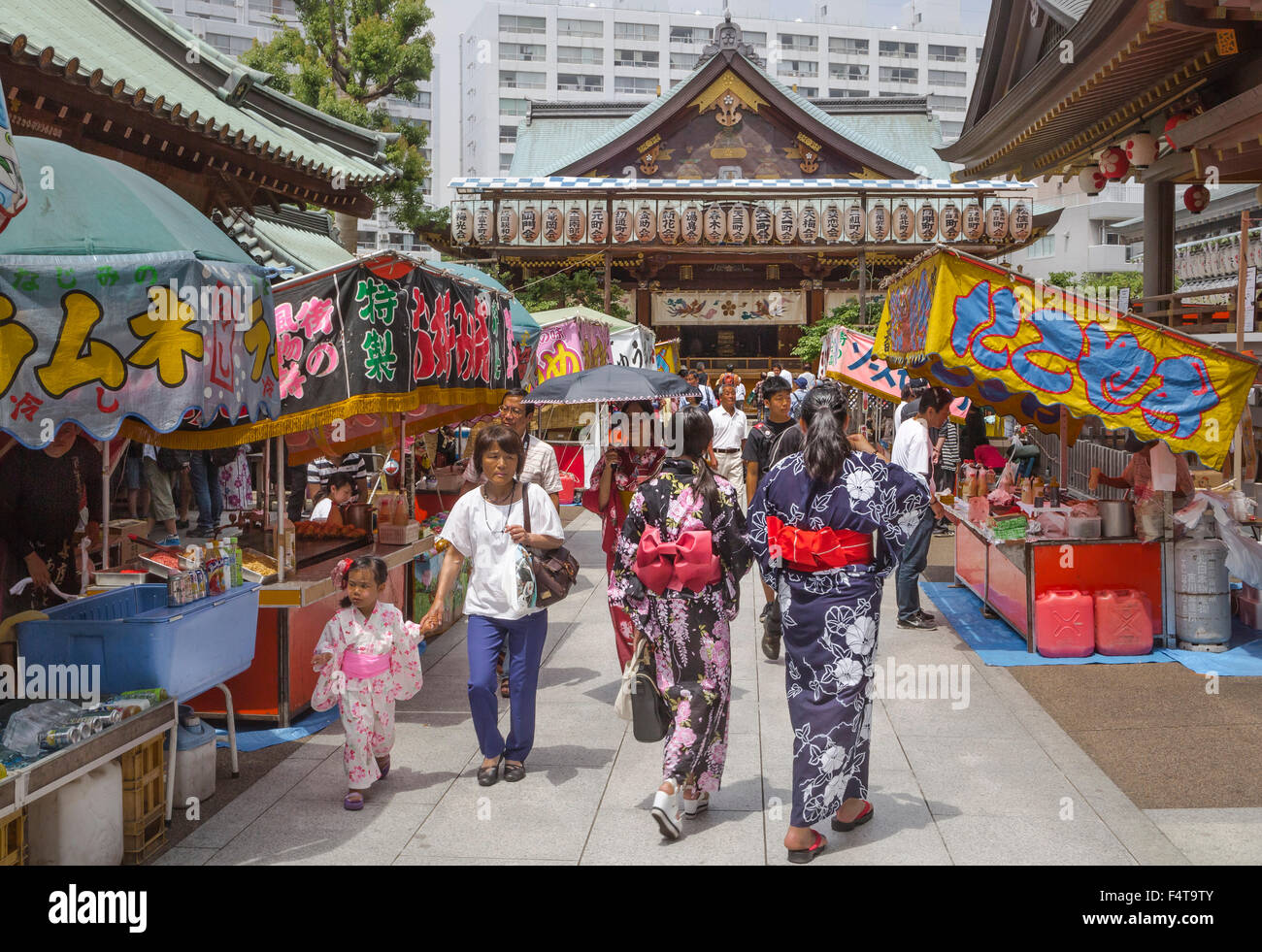 Japan, Tokyo City, Ueno, Bezirk, Yushima Schrein Stockfoto