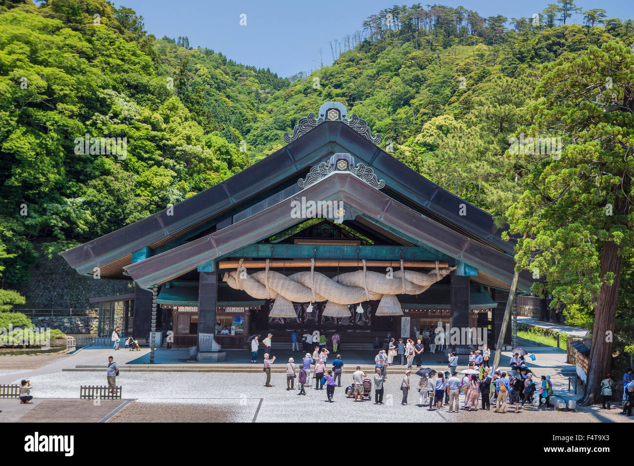 Stadt in Japan, Shimane Provinz Izumo, Izumo Taisha Shrine Stockfoto