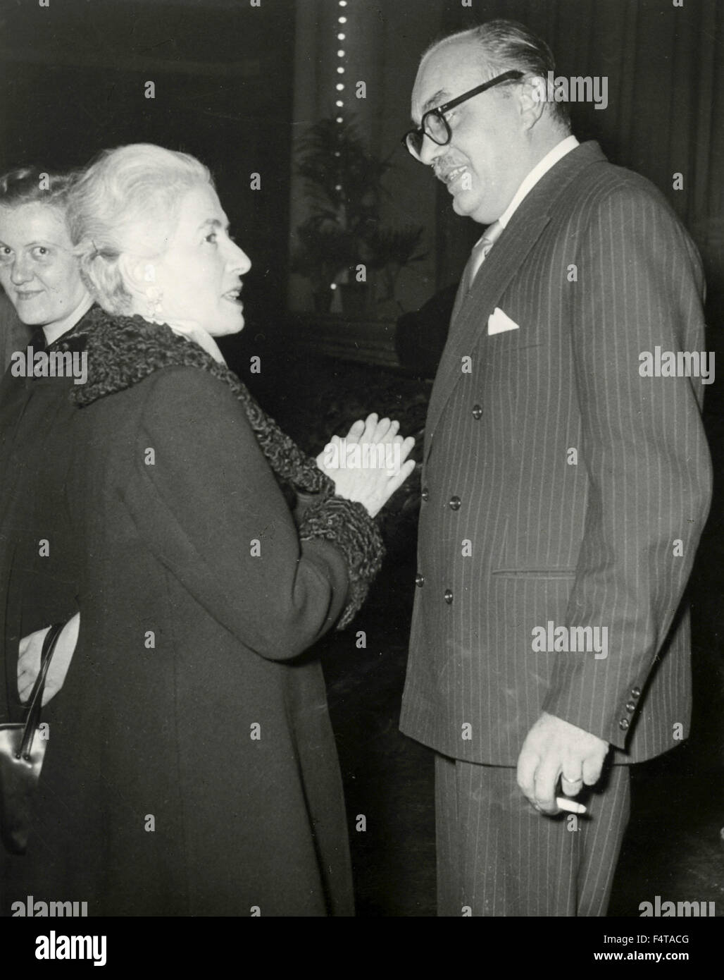 Der Gründer der RAI Sergio Pugliese in Ivrea, Italien Stockfotografie